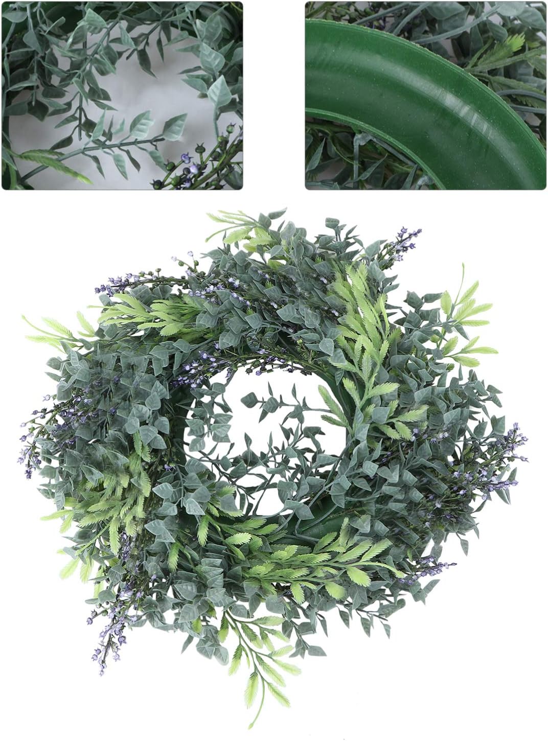 DOITOOL Eucalyptus Wreath for Front Door Decor