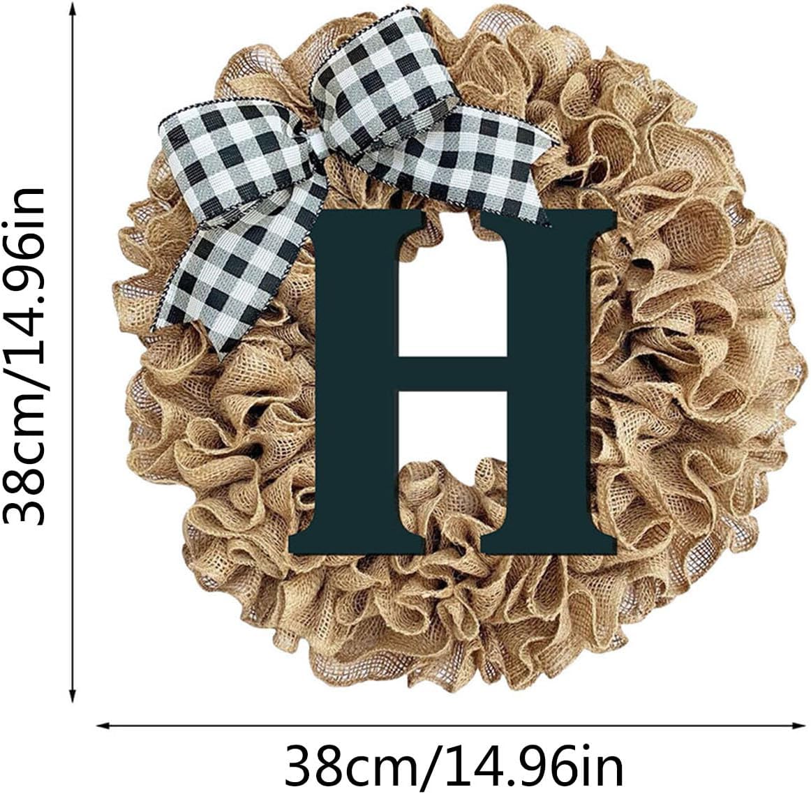 Customizable Last Name Year Round Front Door Wreath