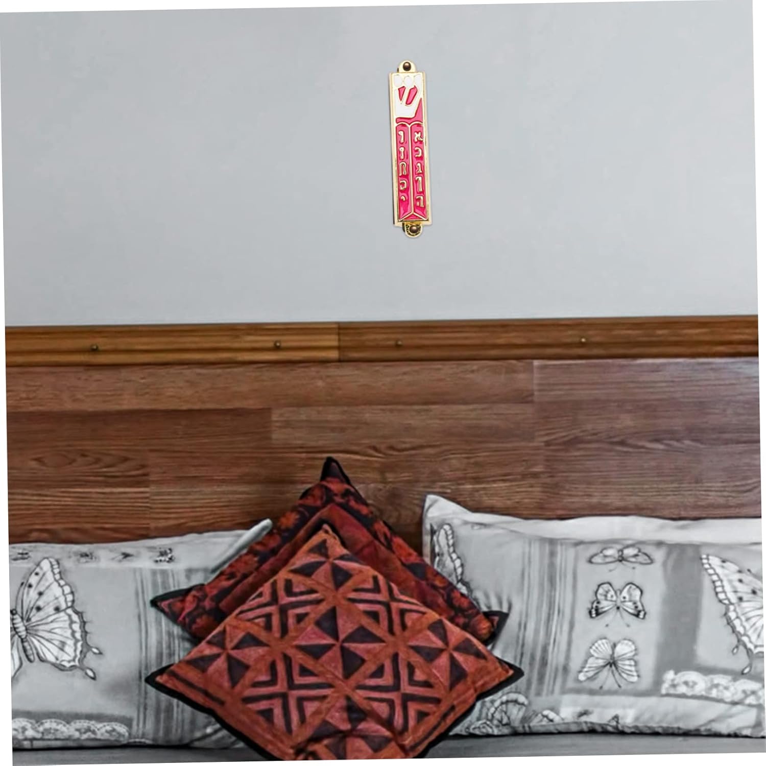 Vaguelly Mezuzah Door Hanging Decorative Religious Scroll