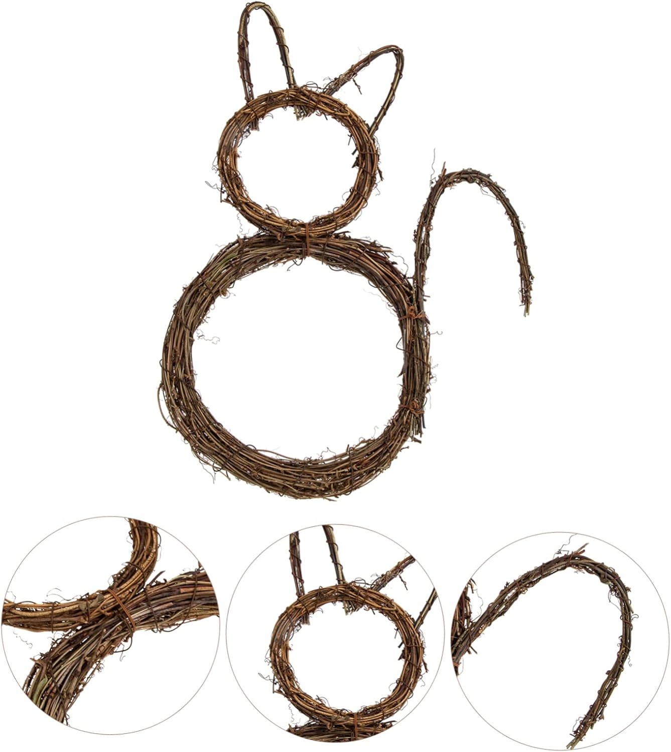 Cabilock Cat Wreath Halloween DIY Decor for Doors and Walls