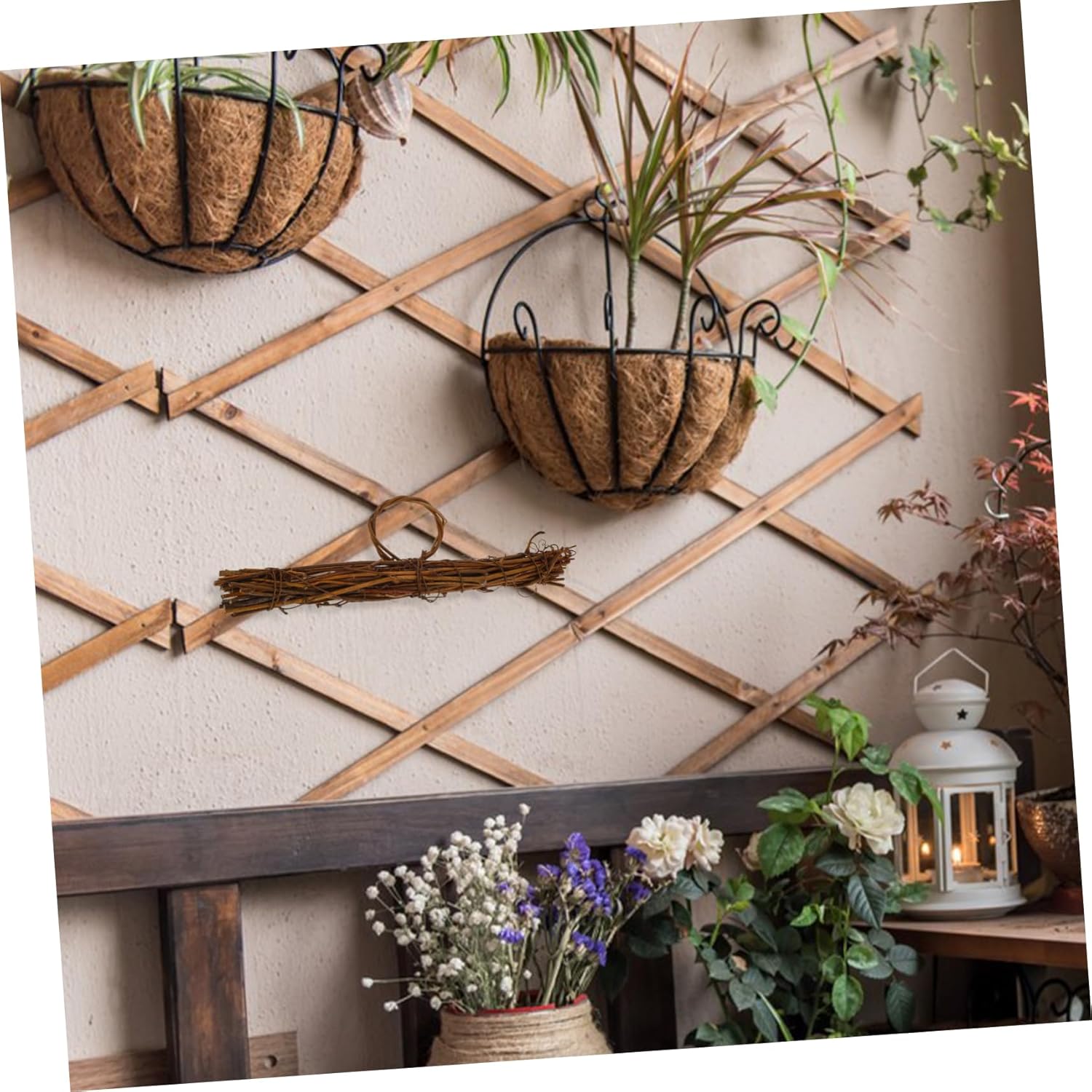 Happyyami Rattan Wreath Frame for DIY Crafts
