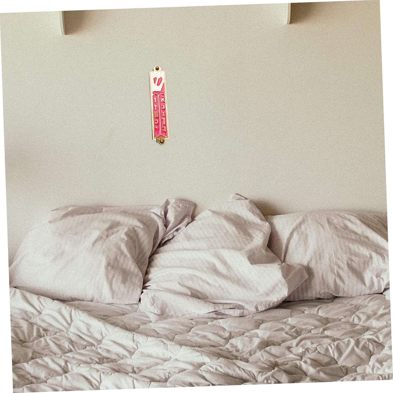 Happyyami Retro Metal Mezuzah Door Hanger Jewish Decorative Signage Religious Craft 1