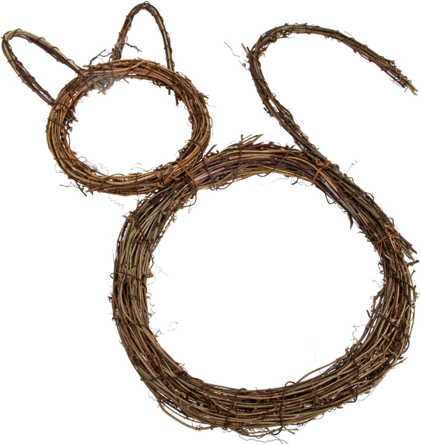 Cat Shape Hanging Wreath Halloween Decor for Doors and Windows