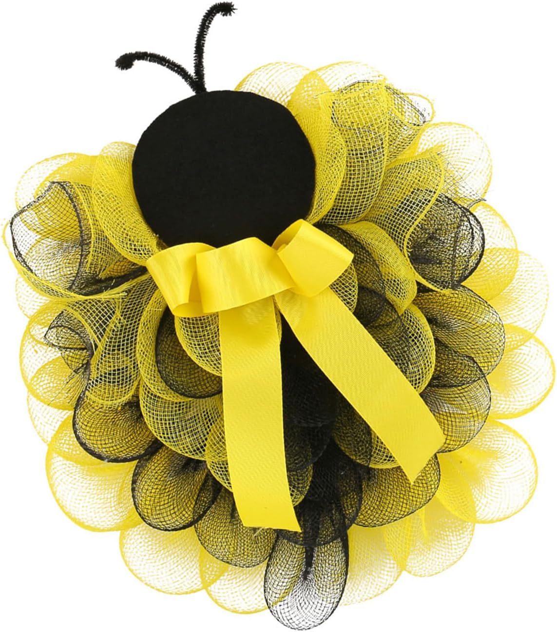 14 Inch Bees Welcome Wreath Spring Door Decor