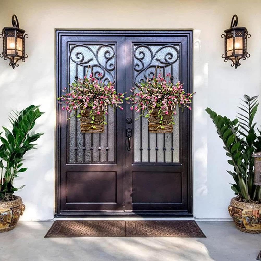 Elegant Floral Door Hanger for Front Entrance
