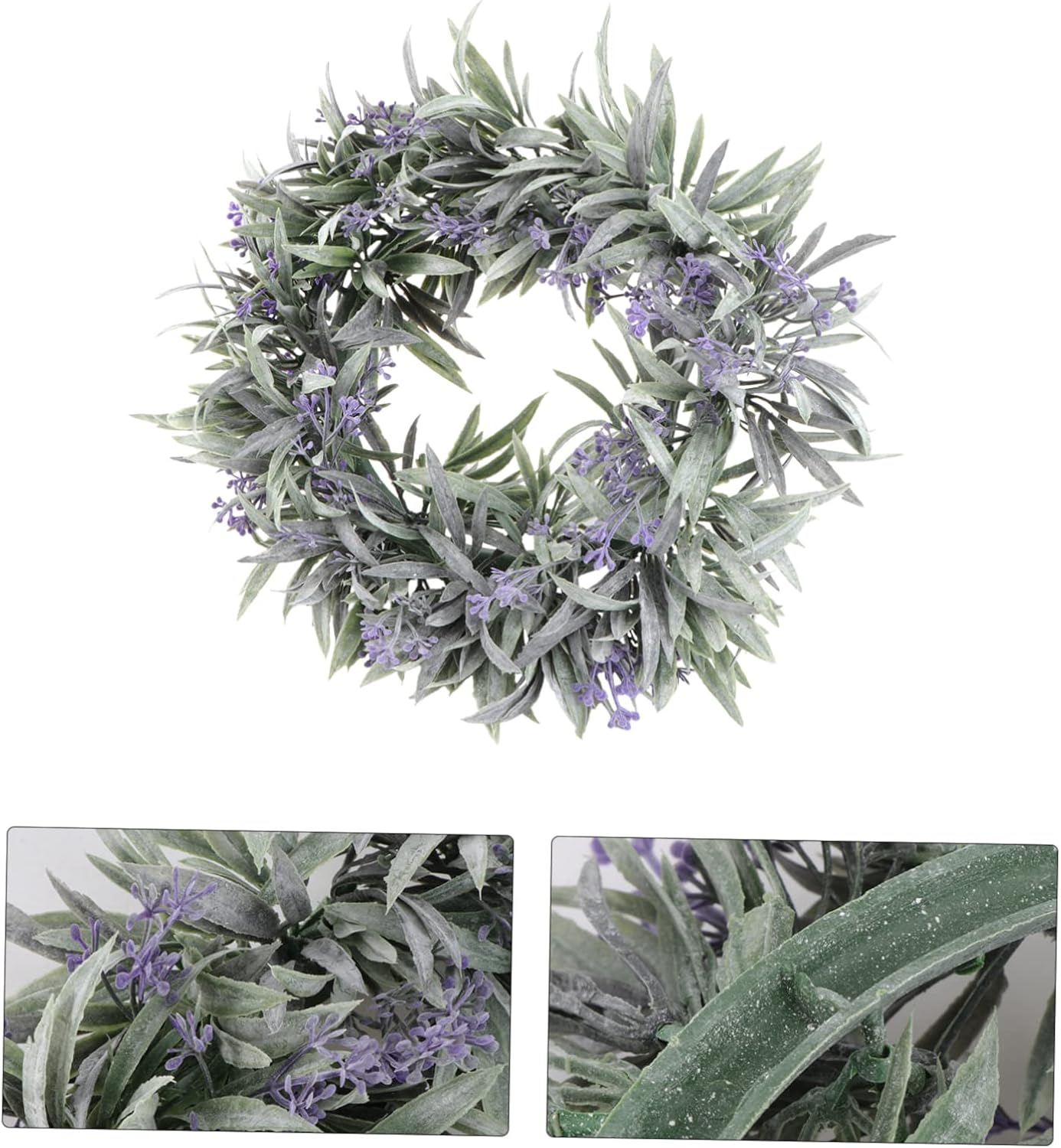 1pc Artificial Lavender Wreath Door Decor