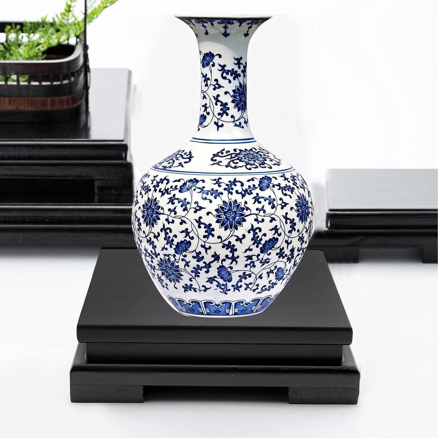 Wooden Display Stand for Vases Bonsai and Tea Sets