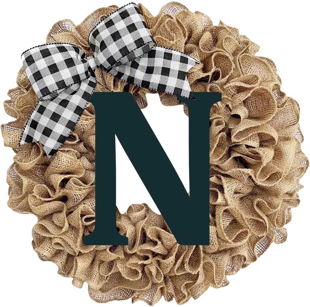 Custom Last Name Year Round Front Door Wreath 1