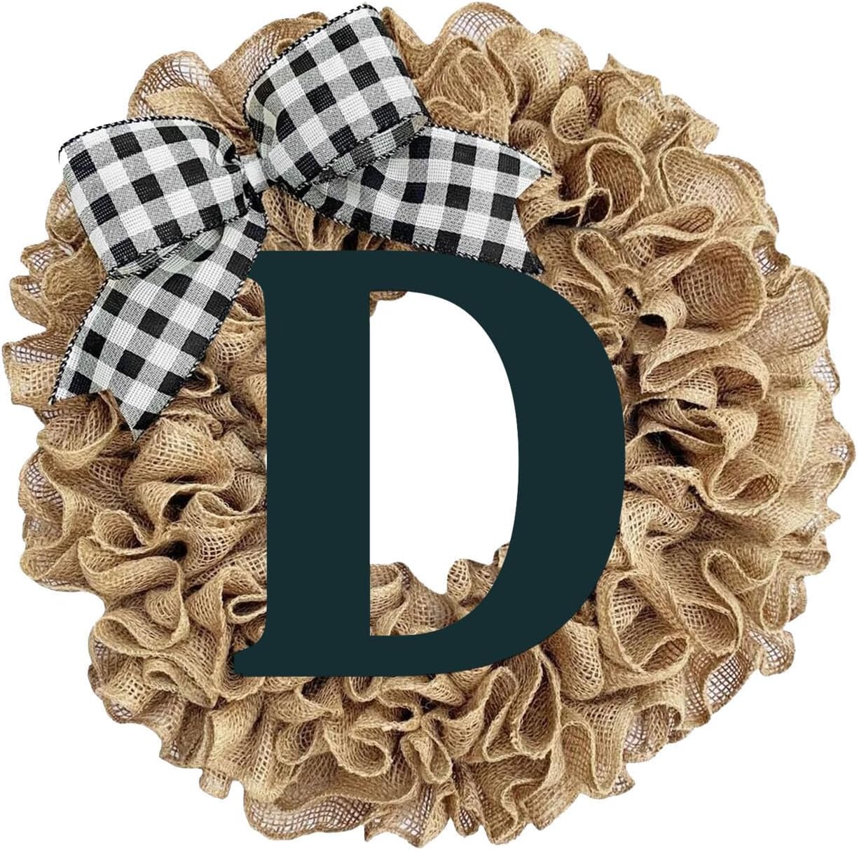 Custom Last Name Year Round Front Door Wreath