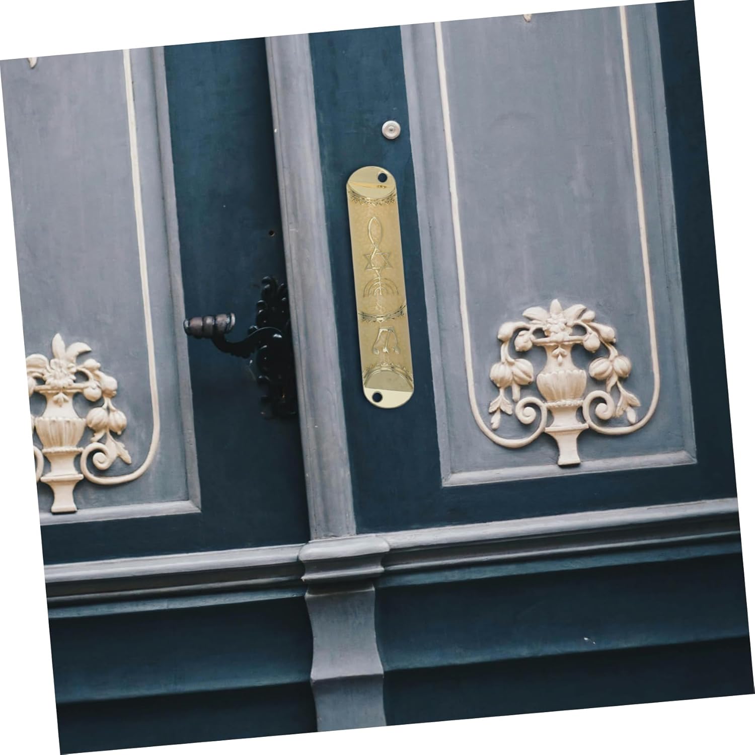 ABOOFAN Metal Mezuzah Scroll Door Decor for Home