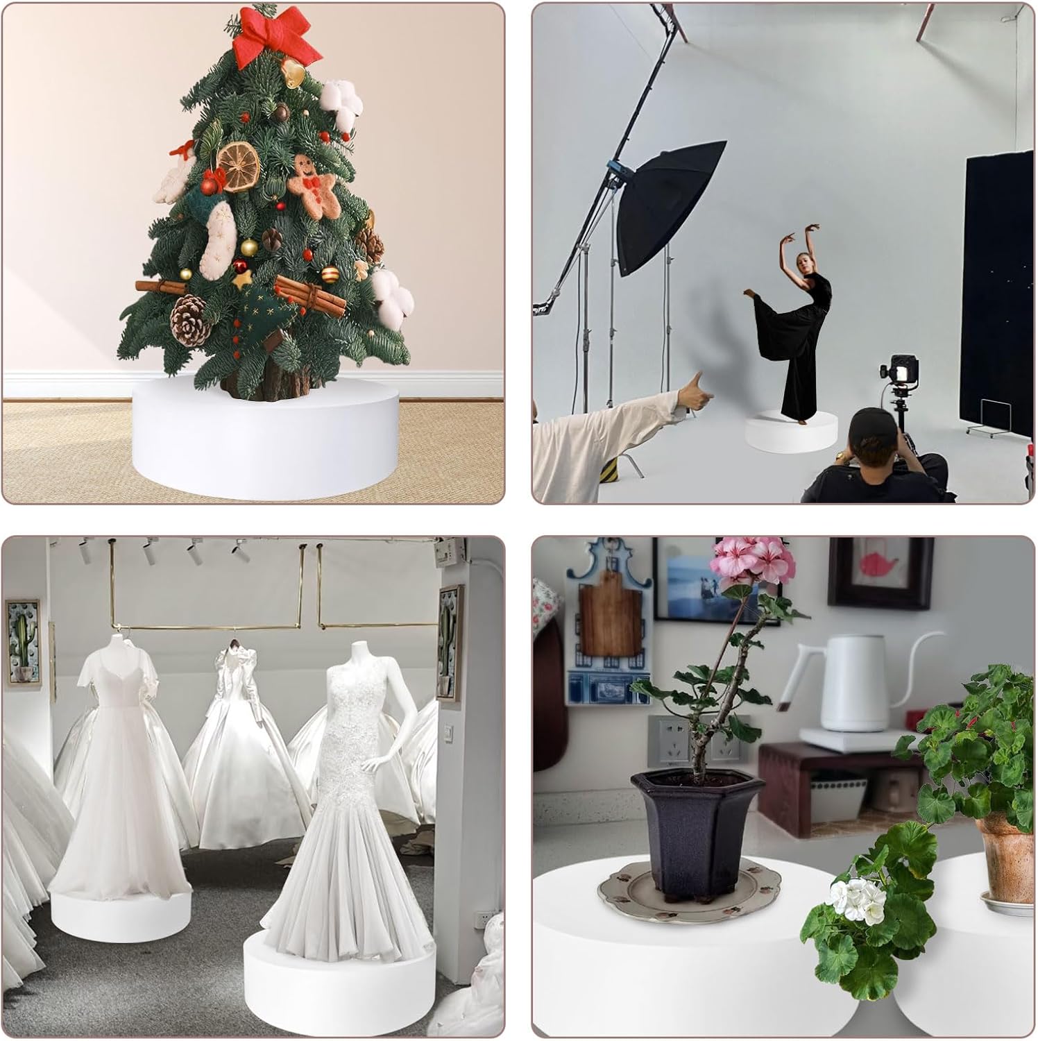 Gainspra Round Mannequin Display Pedestal Stand 236x59in