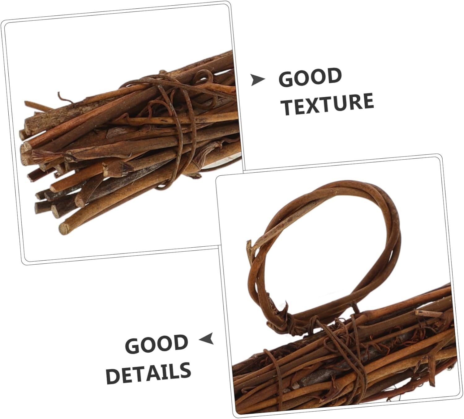 Rattan Wreath Frame for Home and Garden Decor