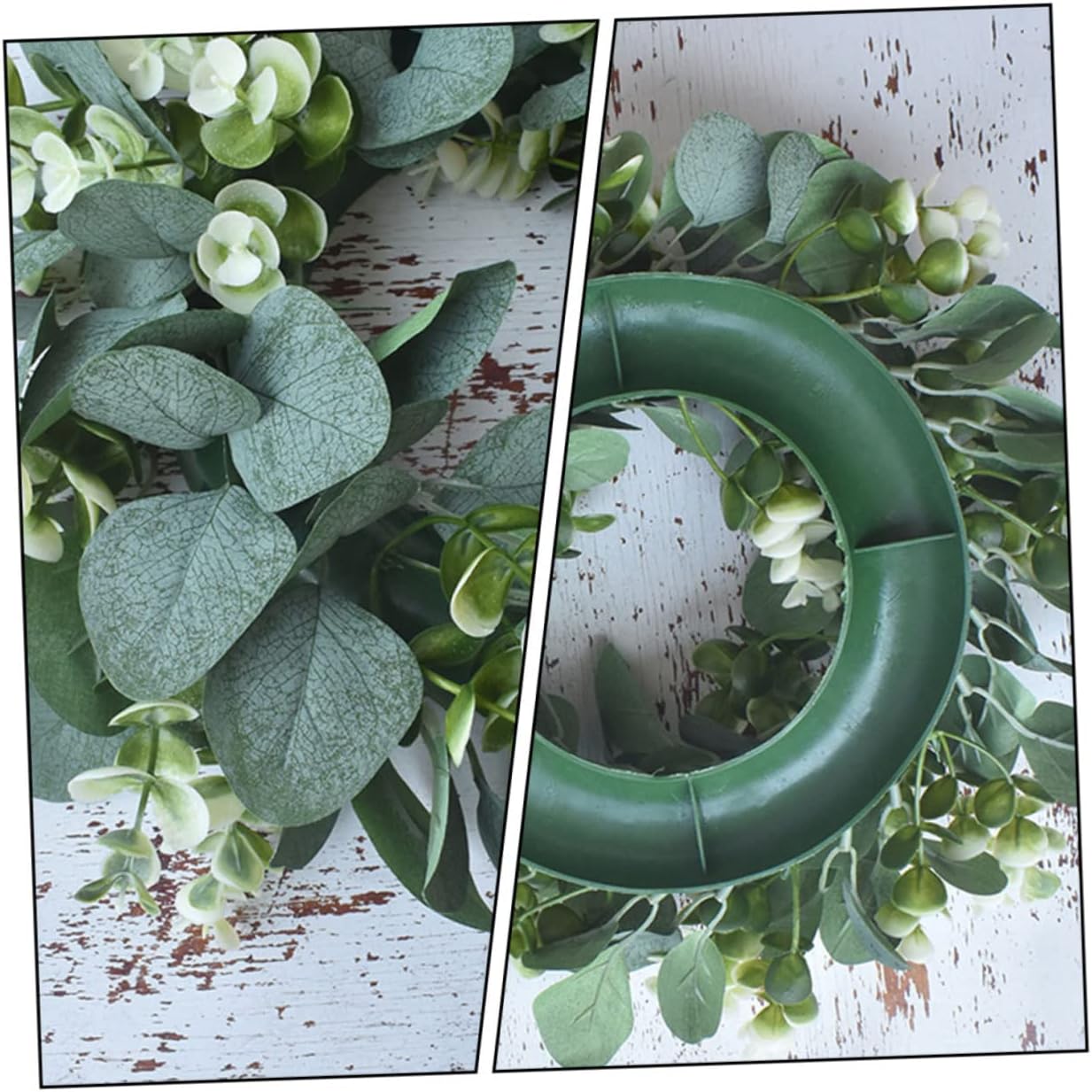 2pcs Artificial Eucalyptus Leaves Garland for Home Decor and Room Aesthetic