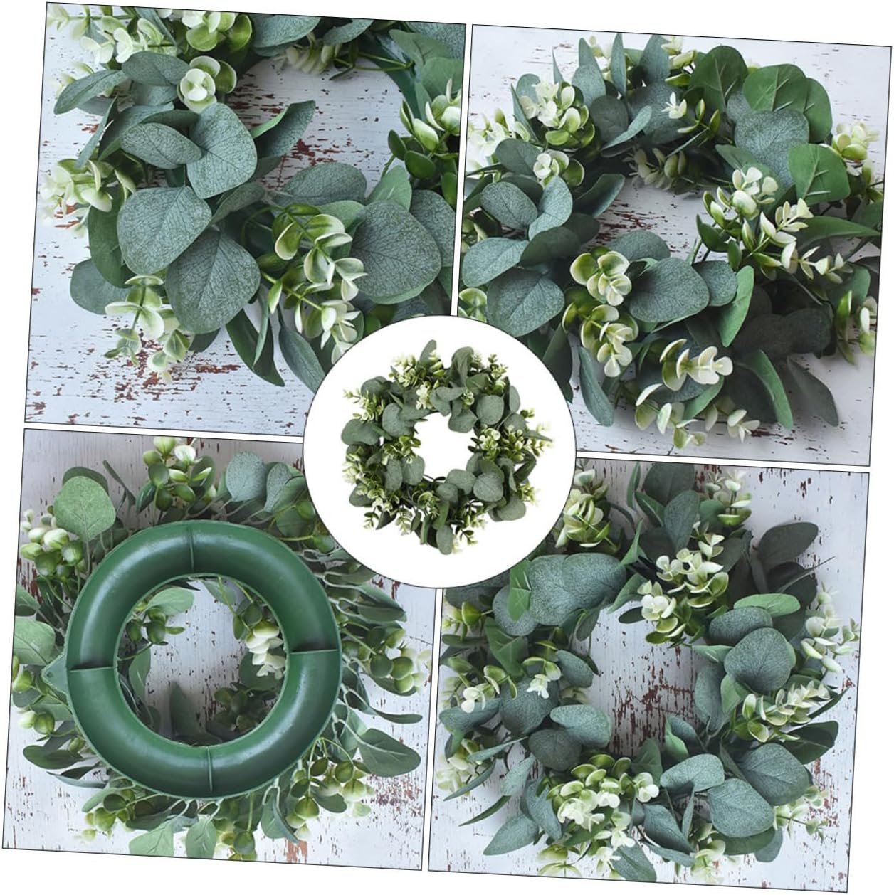2pcs Artificial Eucalyptus Leaves Garland for Home Decor and Room Aesthetic
