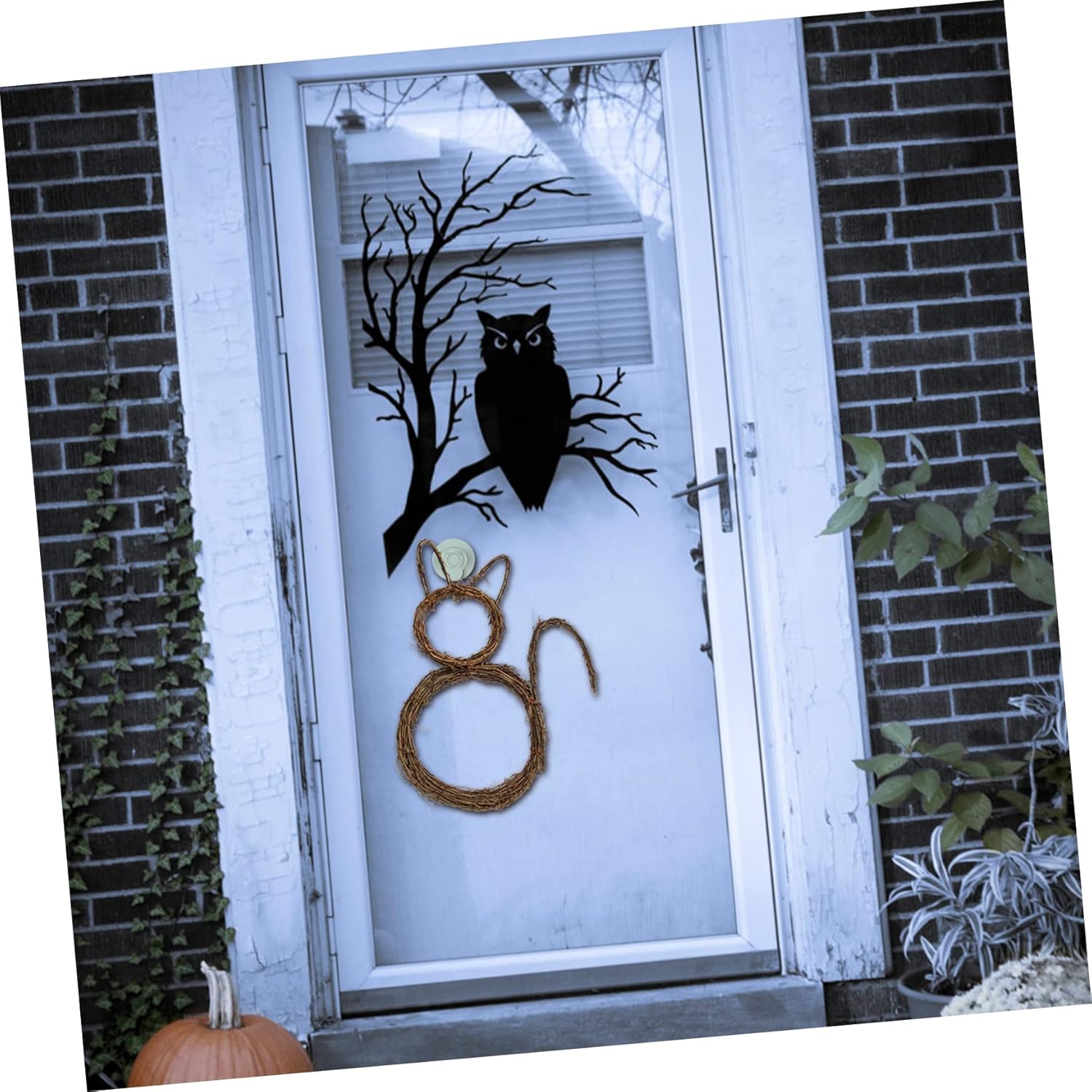 Cat Wreath Small DIY Hanging Garland for Home and Holiday Decor