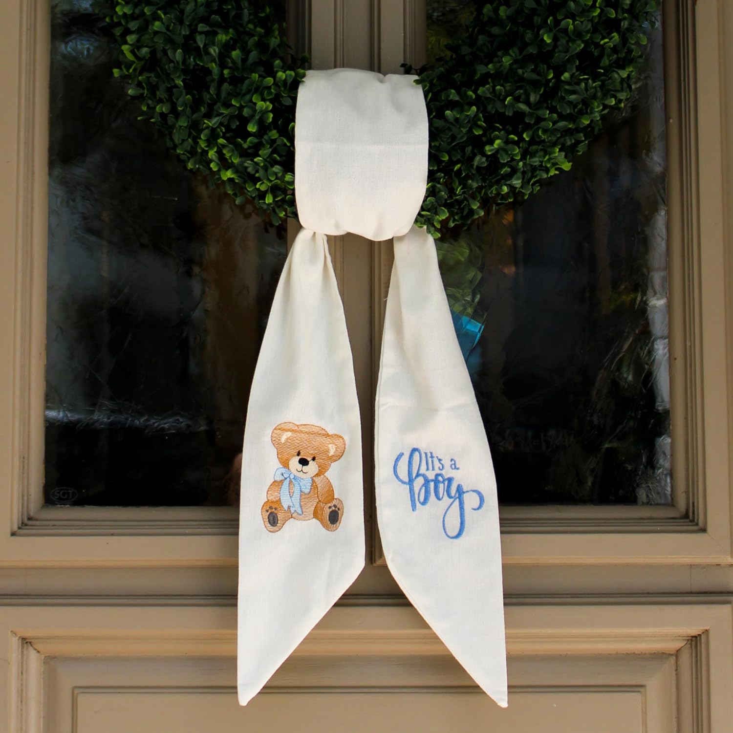 Wreath Sash for Front Door - 56 L x 45 W