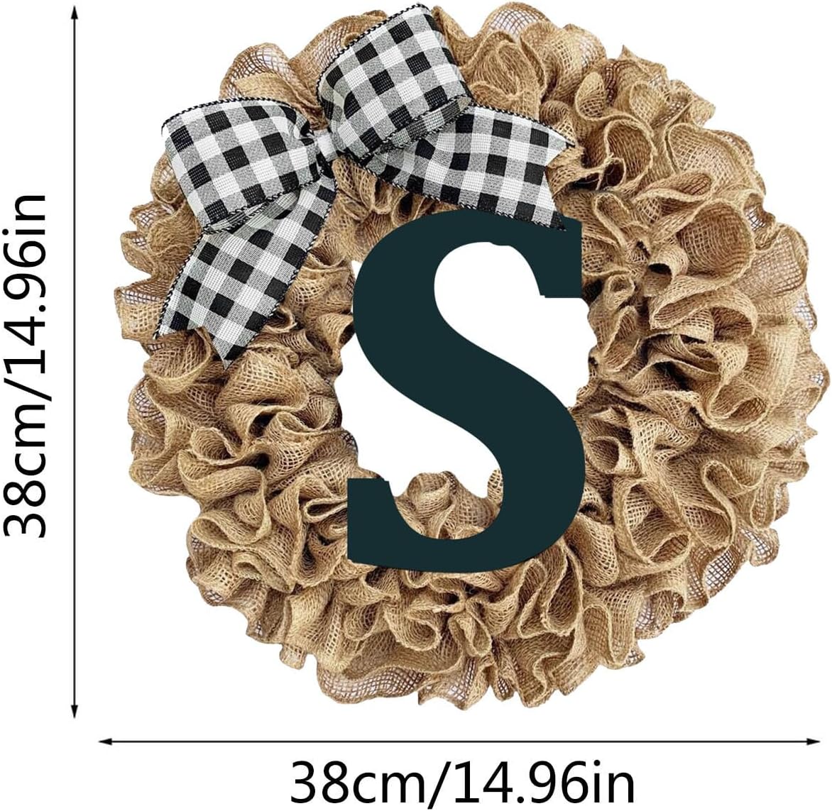 Custom Last Name Year Round Front Door Wreath 1