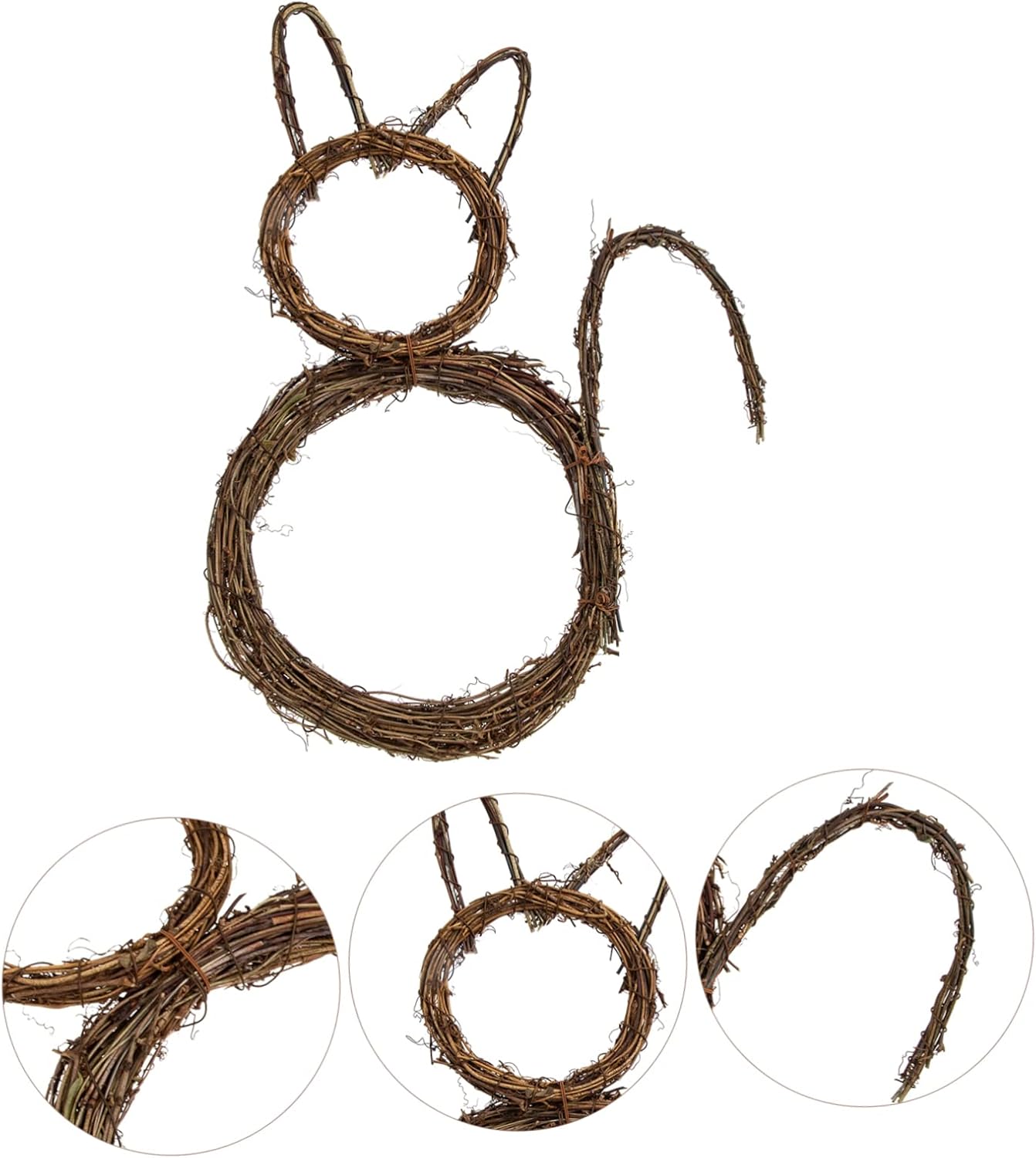 Cat Wreath Small DIY Hanging Garland for Home and Holiday Decor