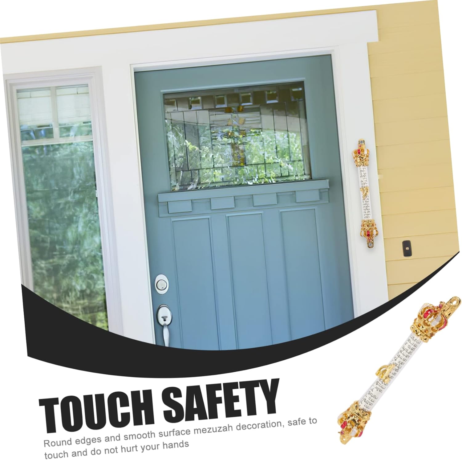 VOSAREA Memorial Loss of Mother Door Mezuzah Religious Metal Home Decor