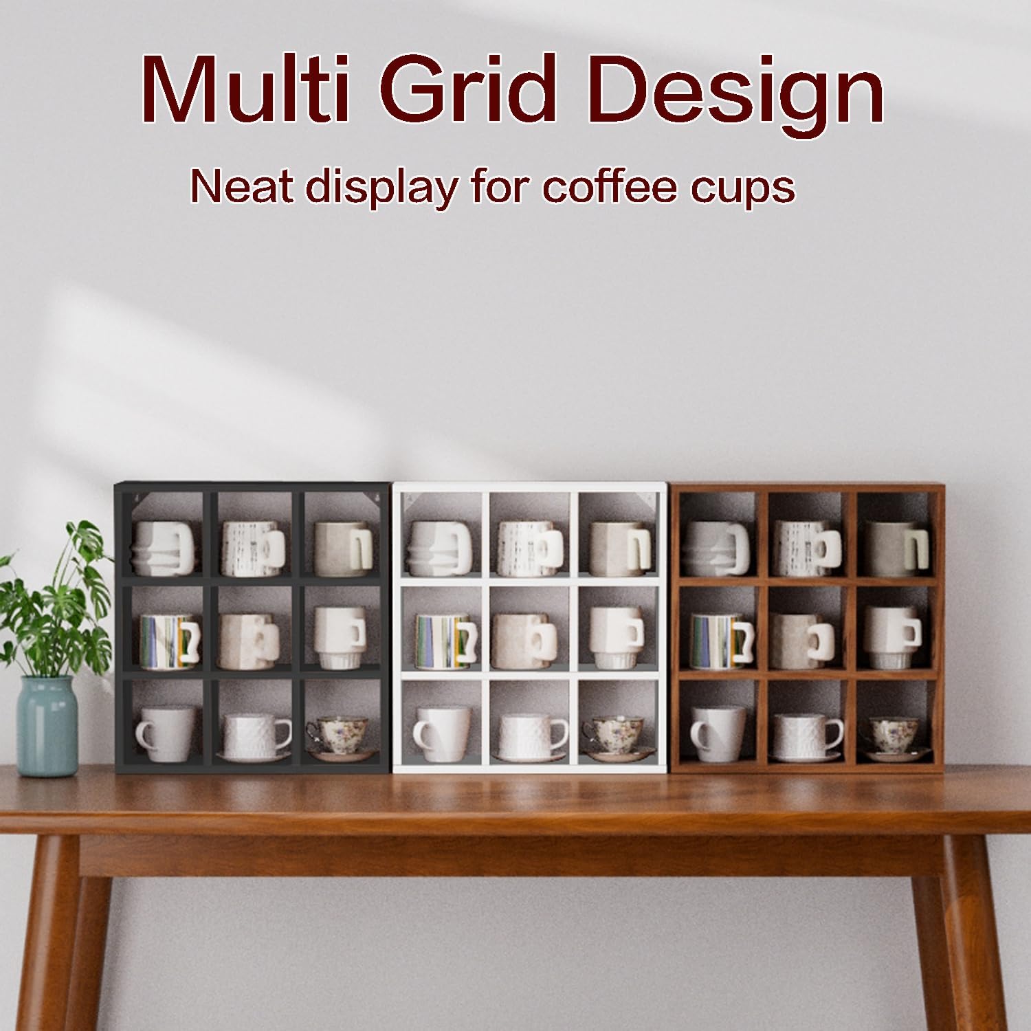 Helsin 9 Grid Coffee Mug Display Rack