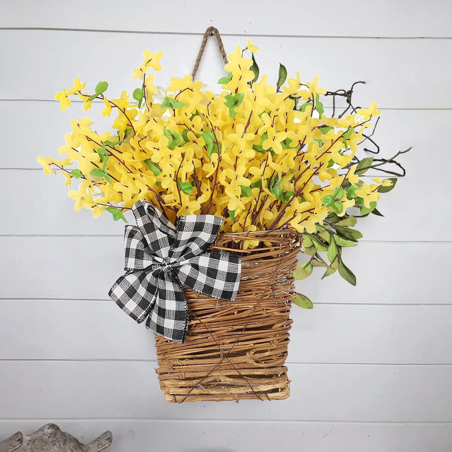 18 Inch Hydrangea Wreath Front Door Decor