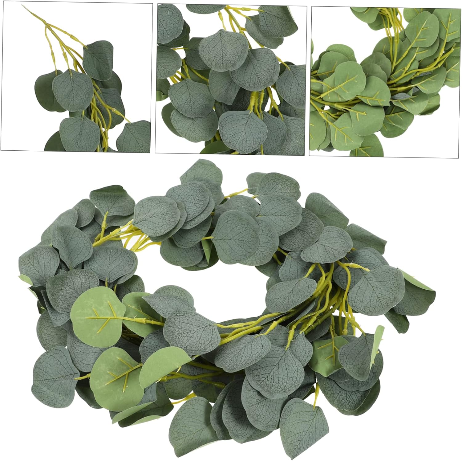 Stylish Emulated Green Wreath for Home Wedding Door Decor