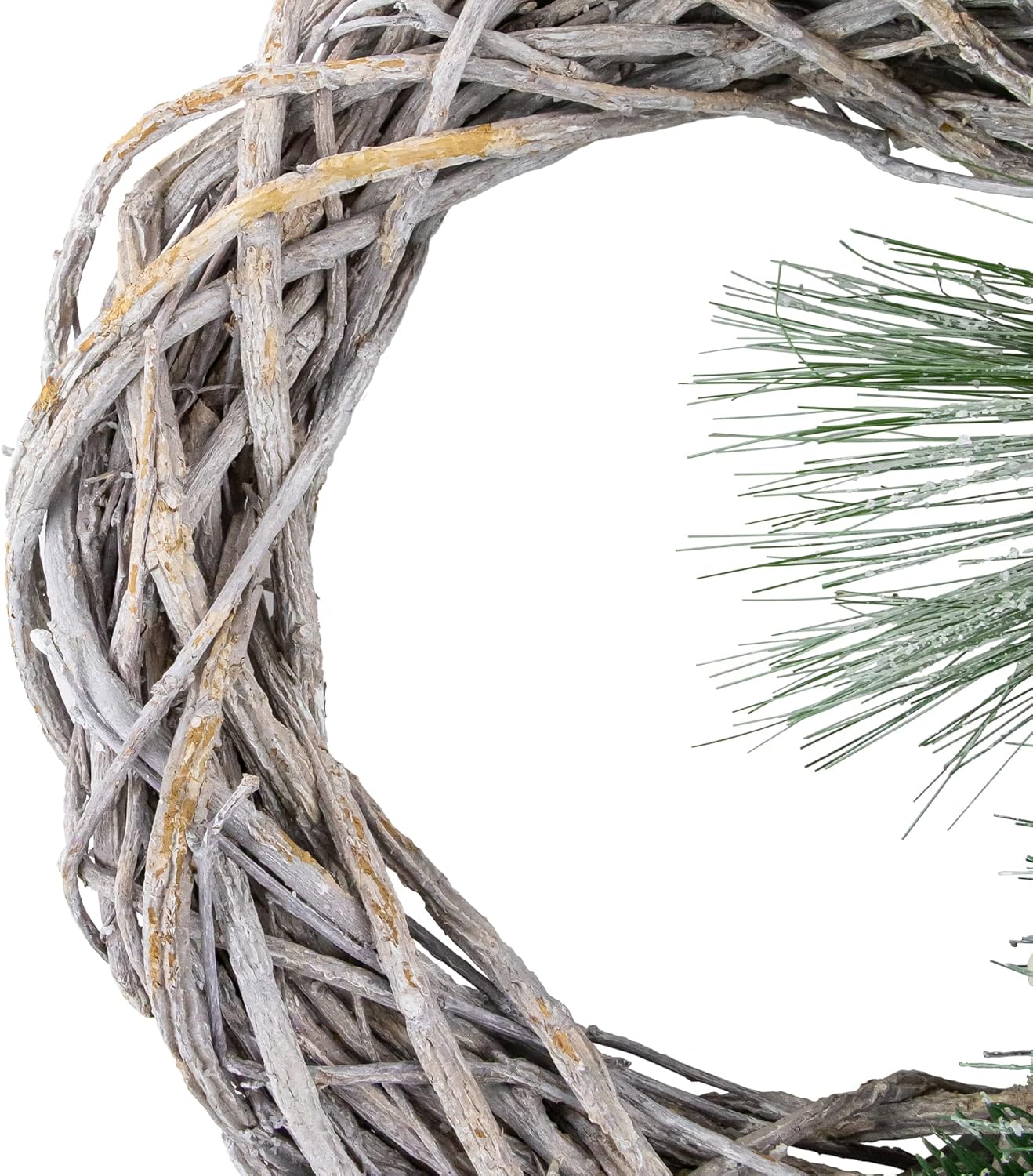 Northlight Frosted Christmas Wreath 15 Inch
