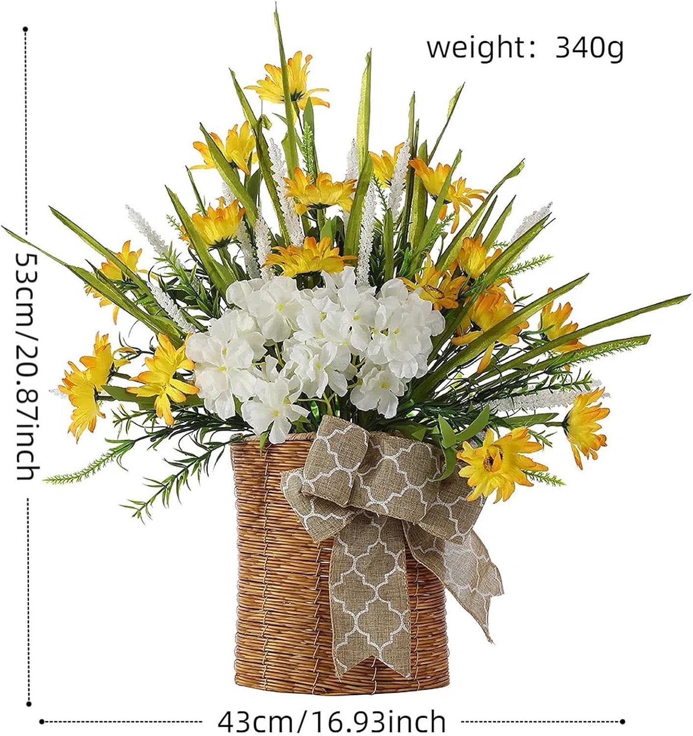 Stylish Door Wreath for Front Entry Decoration
