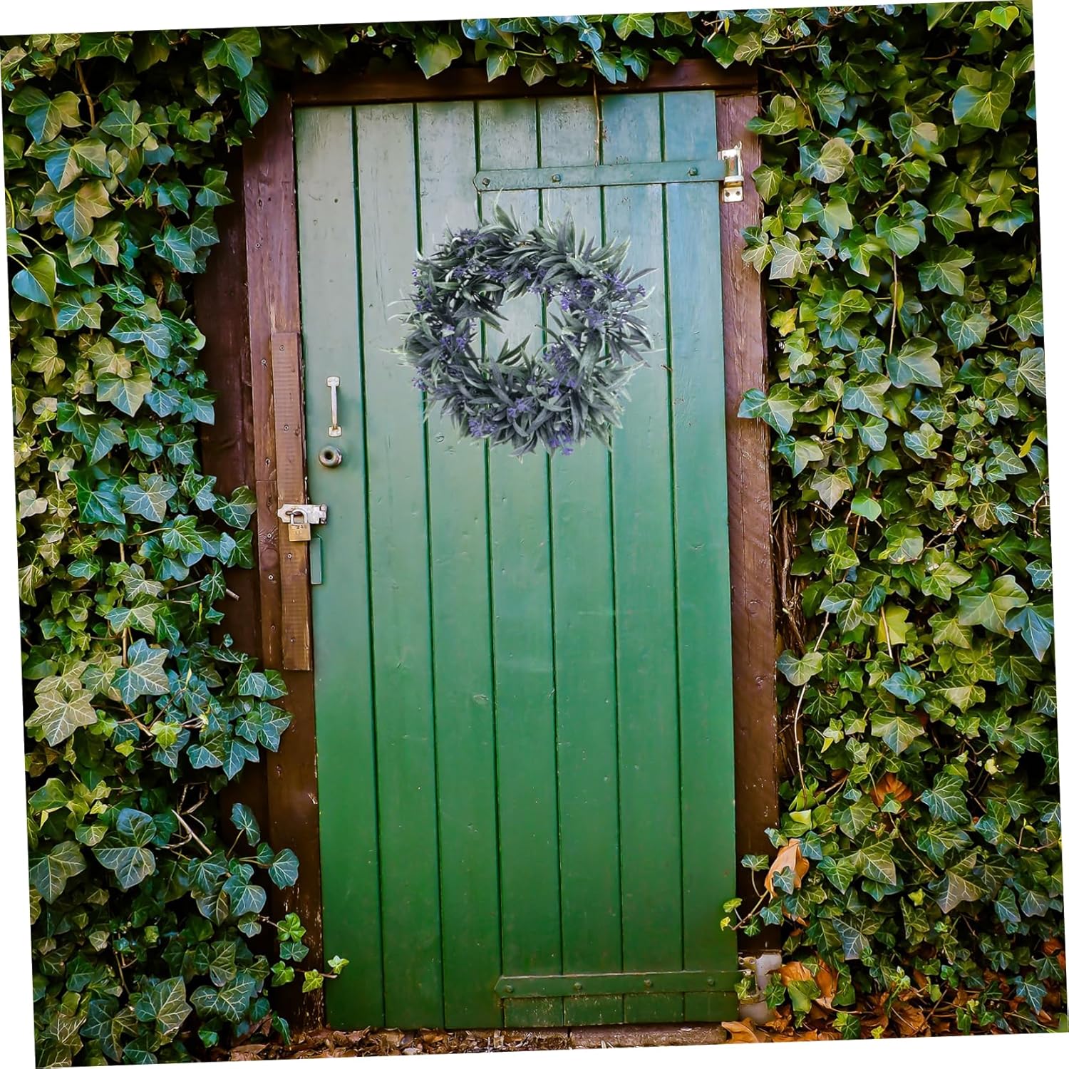 Artificial Lavender Wreath Door Hanger Decor
