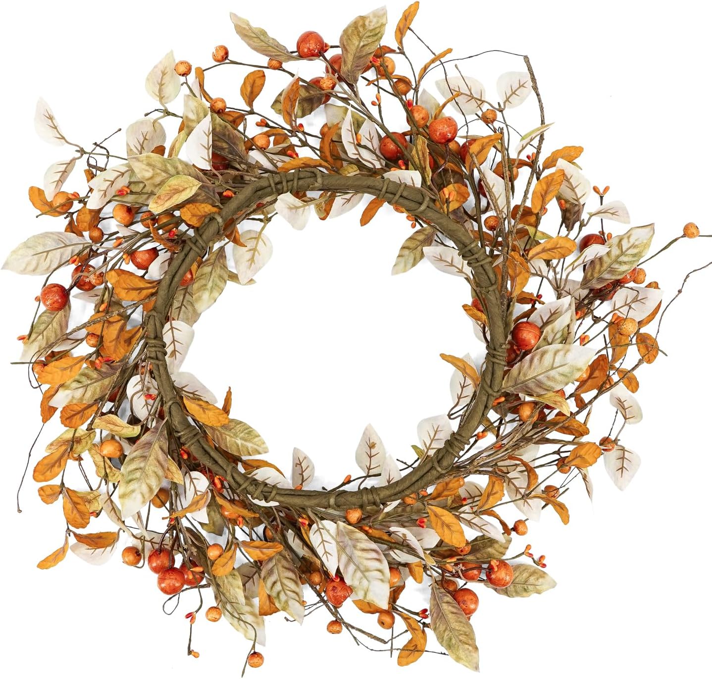 YNYLCHMX 18 Fall Wreath for Front Door