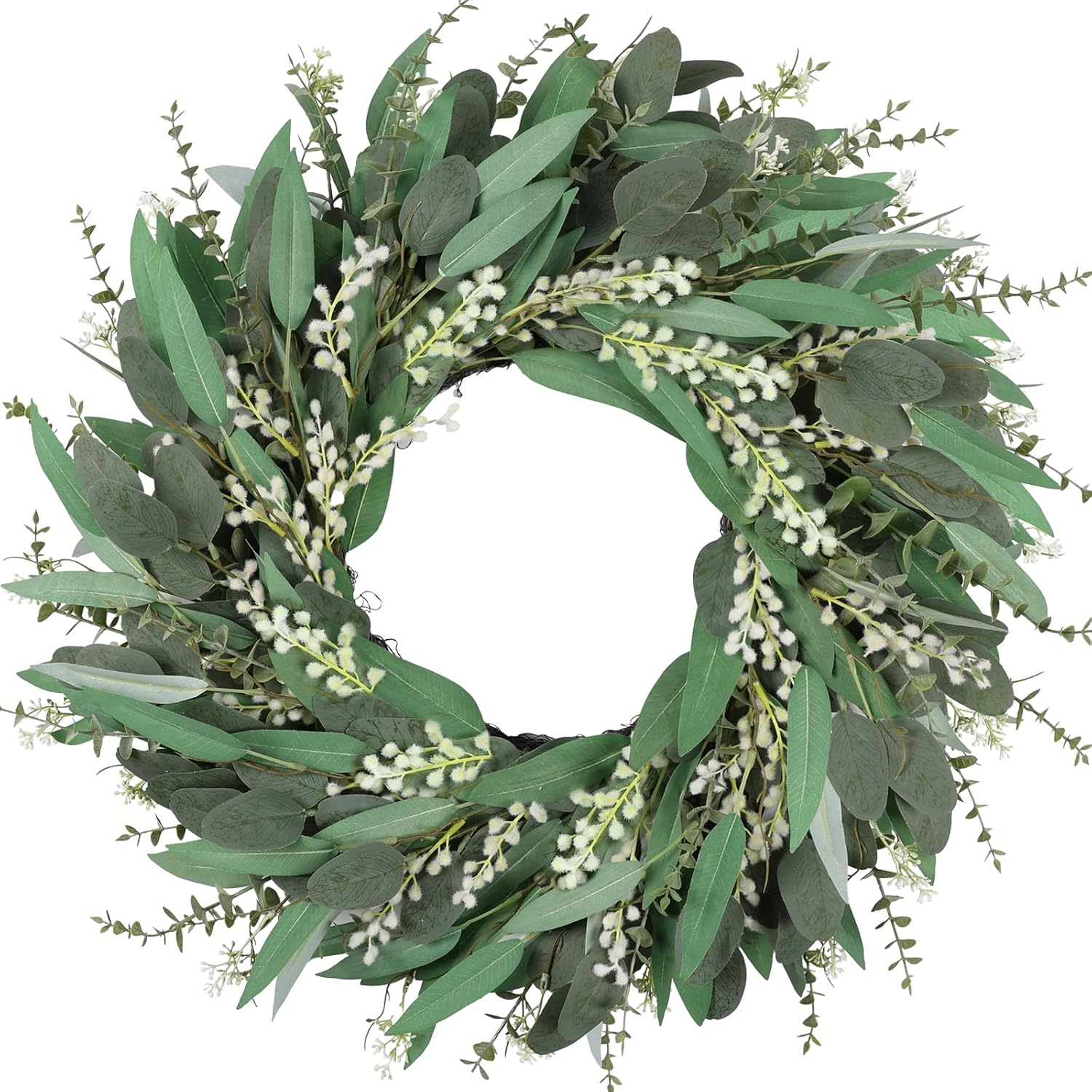 26 Inches Large Eucalyptus Wreath for Front Door