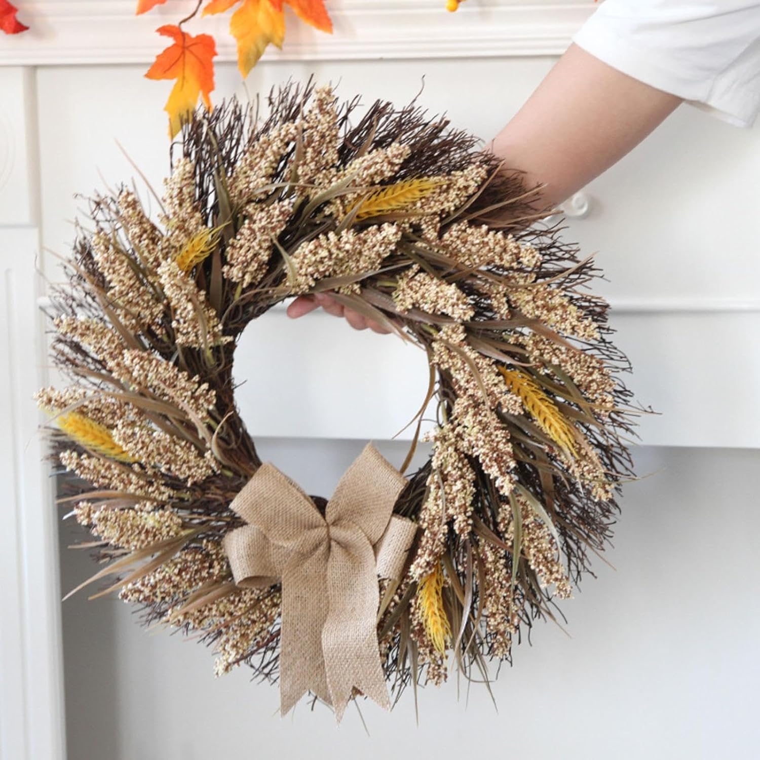 Versatile Fall to Winter Decor Set for Door Wreaths and Holiday Displays
