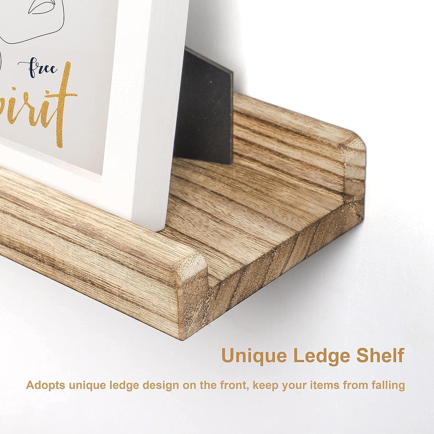 Floating Shelves for Wall 169 Inch Rustic Wood Ledge Set of 3