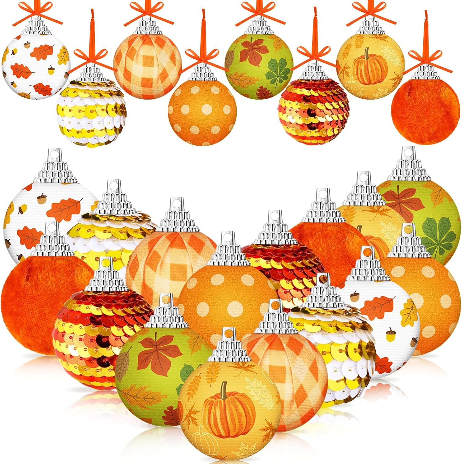Riceshoot 24 Pcs Fall Tree Decorations