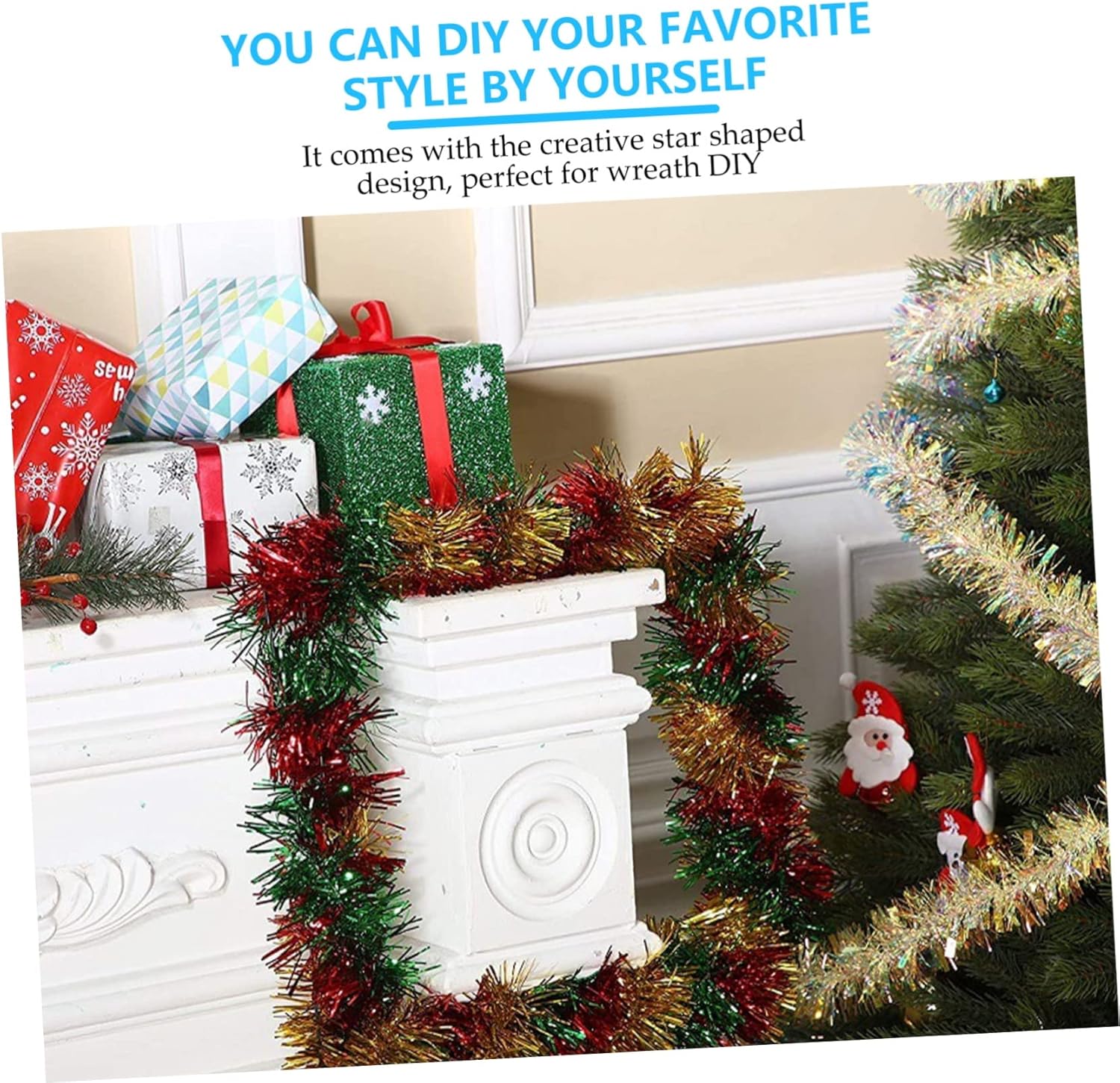 NOLITOY 6 Pcs Square Garland Wire Hangers