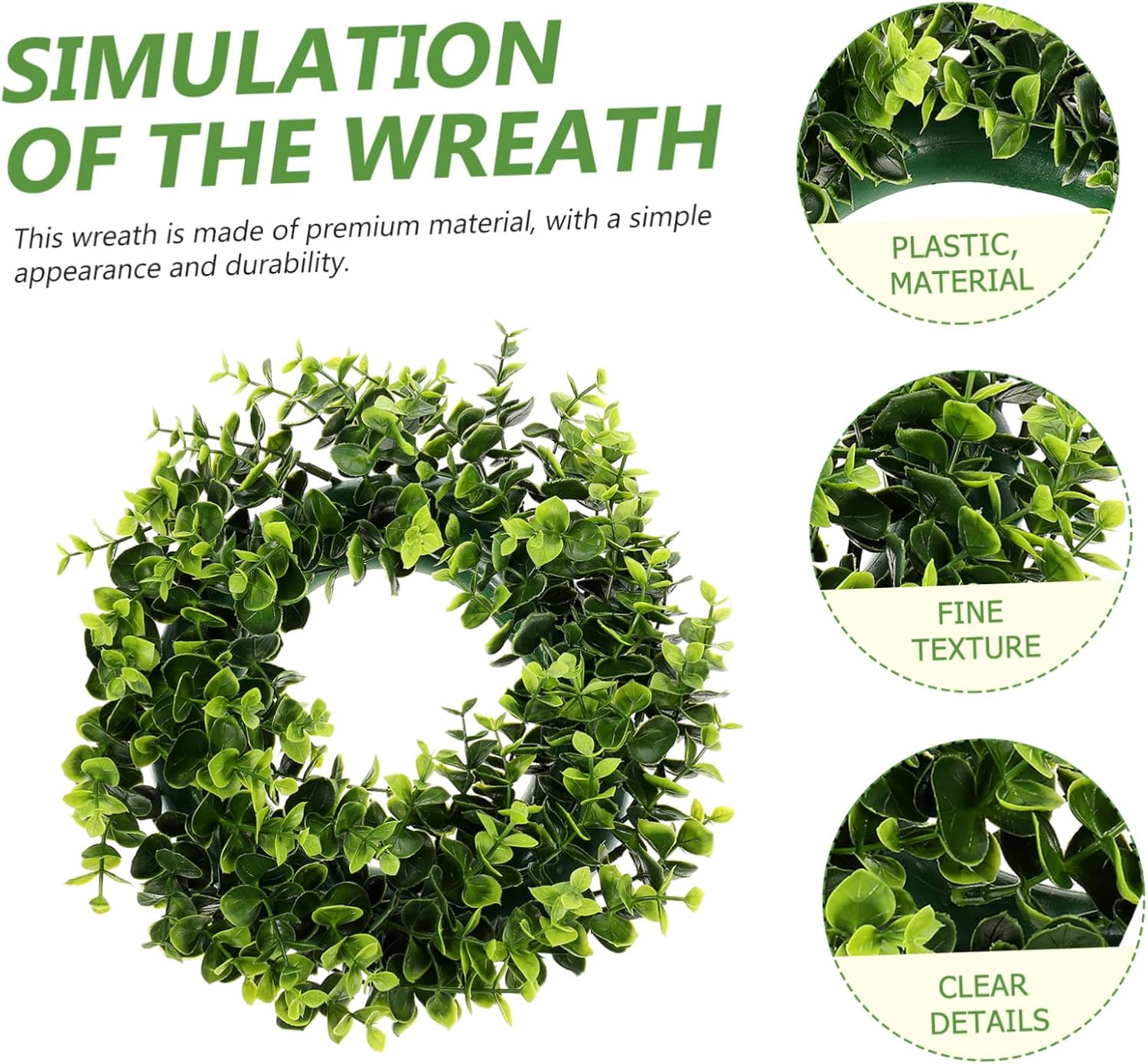 Eucalyptus Wreath for Home Decor and Porch Fall Decoration