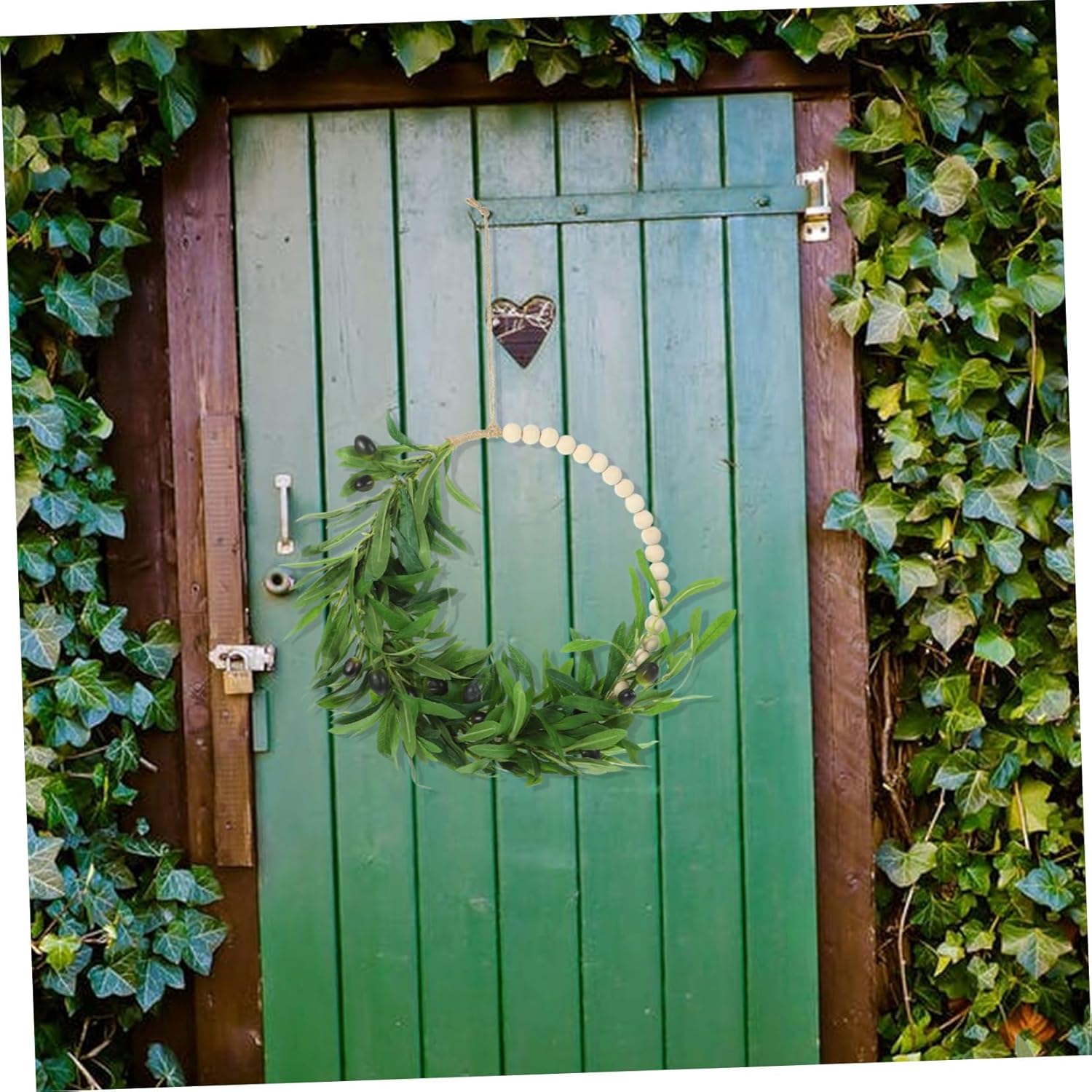 Garneck Artificial Floral Wreath Door Hanger