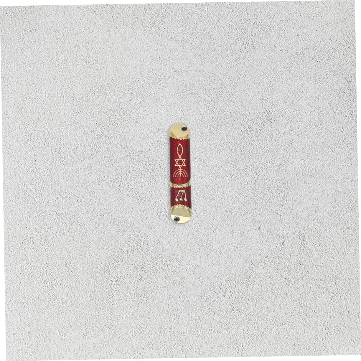Cabilock 2 Sets Beautiful Metal Mezuzah Door Decor