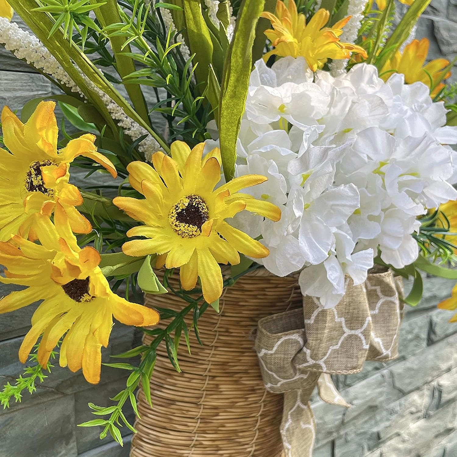 Stylish Door Wreath for Front Entry Decoration