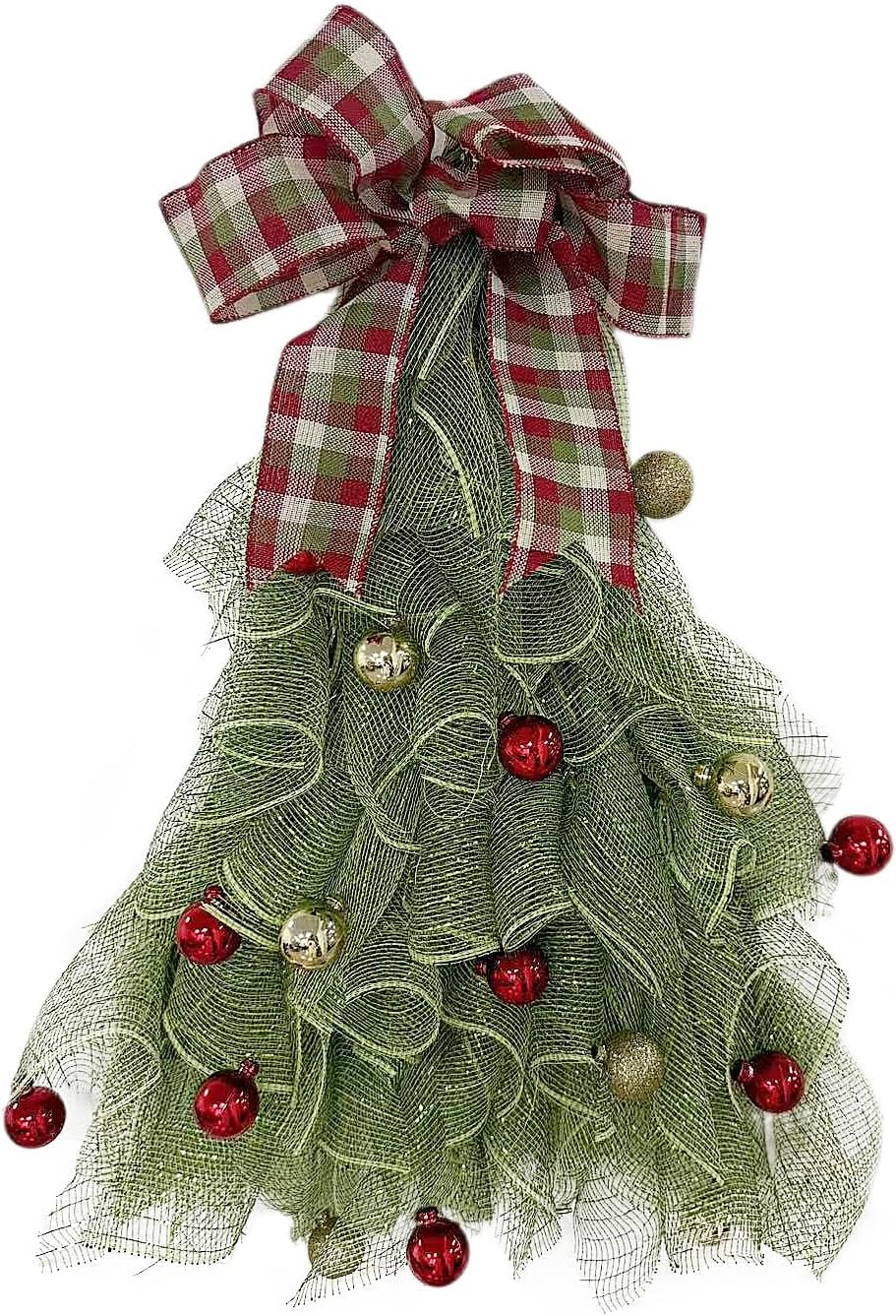 Handmade Silk Christmas Wreath for Front Door 1