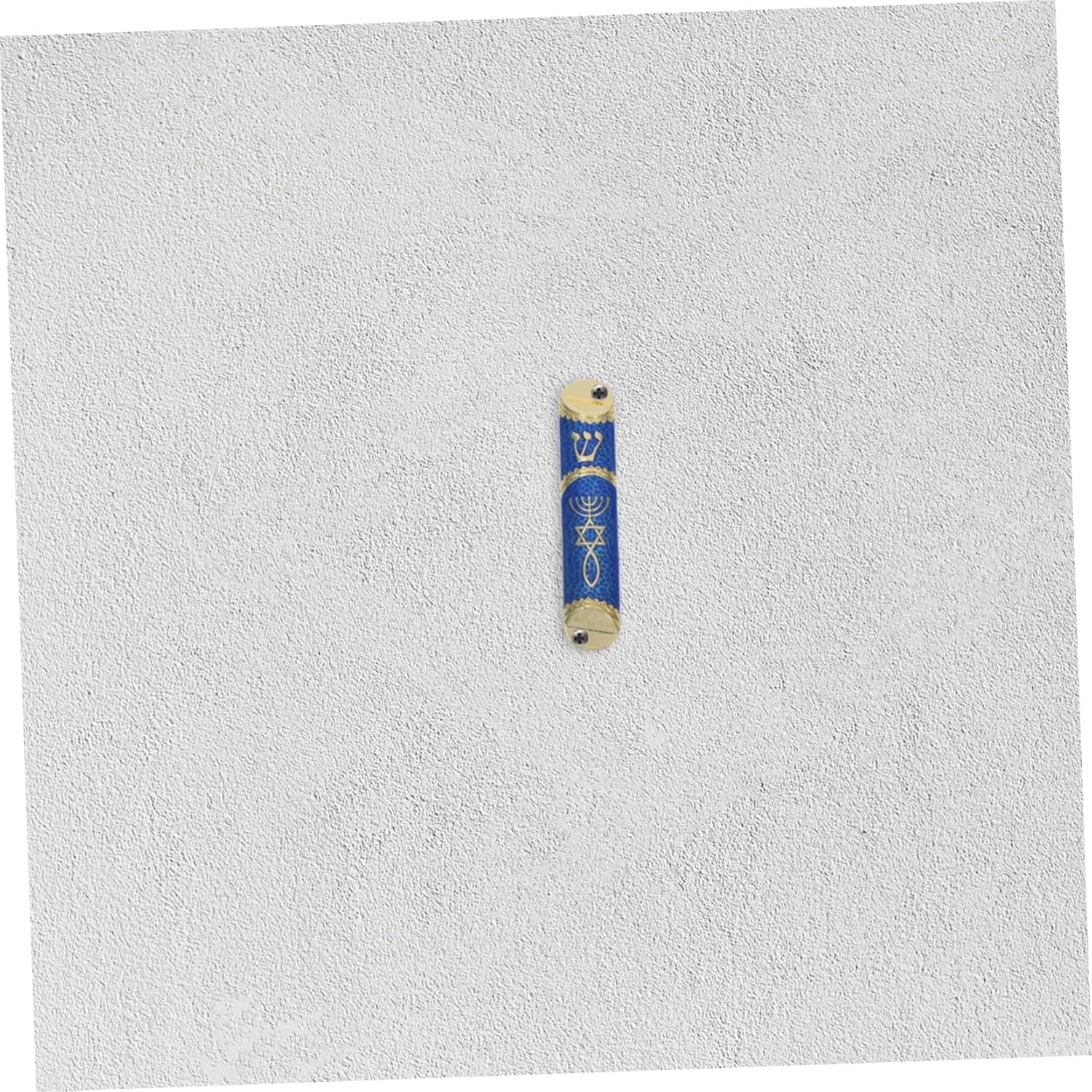 GLEAVI Classic Metal Mezuzah Door Decor Jewish Scroll Catholic Accent