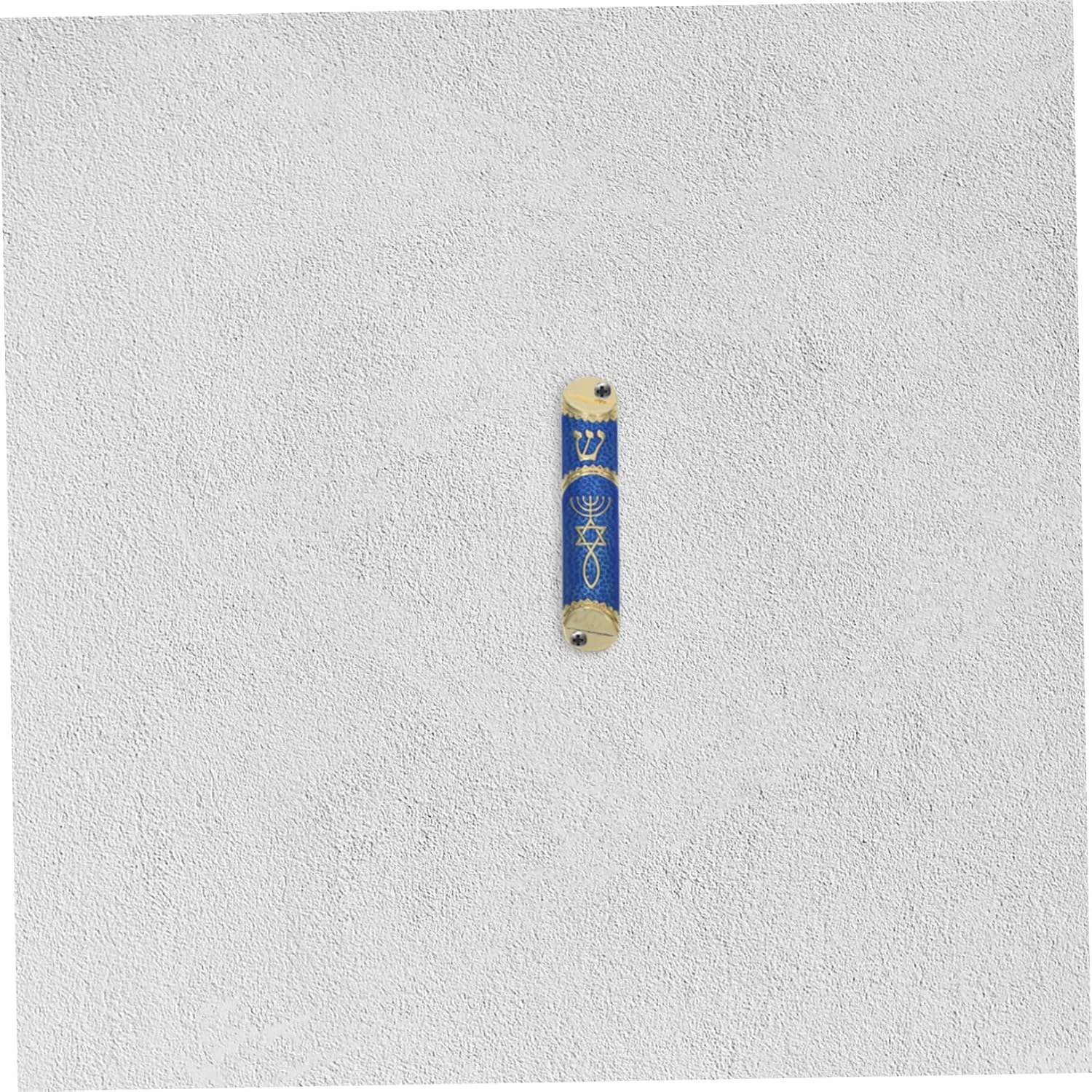 BESTYASH Metal Mezuzah with Scroll for Home Decor and Hanukkah