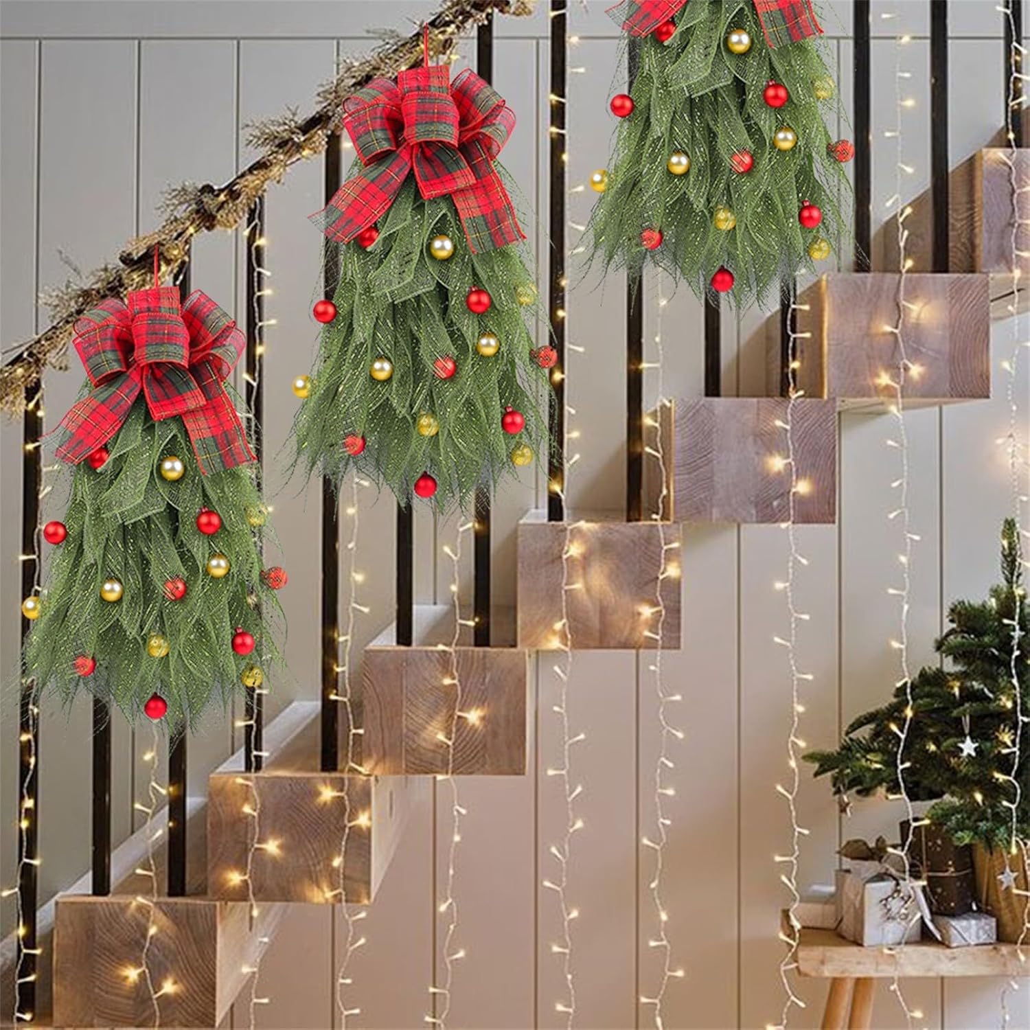 Stylish Handmade Christmas Wreath for Front Door
