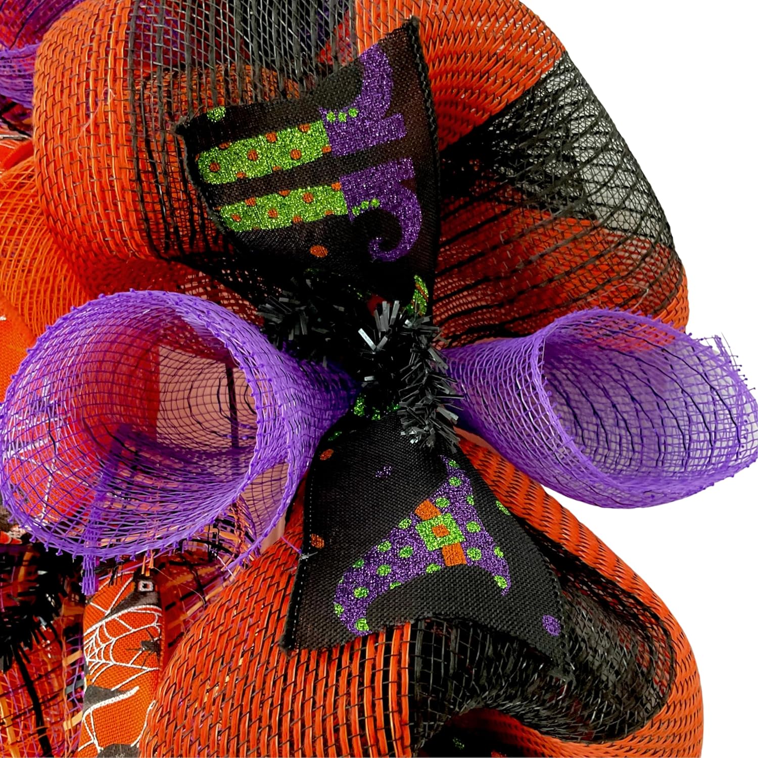 Welcome My Pretties Halloween Witch Wreath