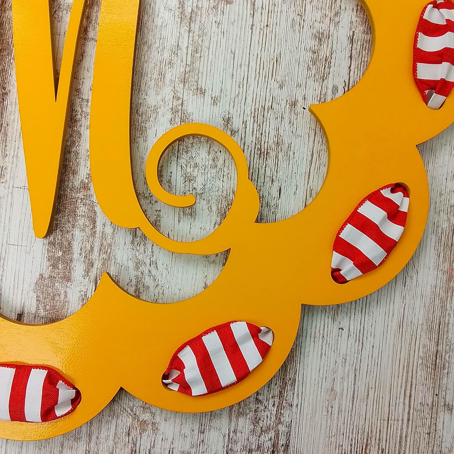 Spring Everyday Monogram Door Wreath - Lots of Colors Available