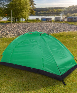 Portable Camping Tent Windproof Single Person Fishing Tent Waterproof Oxford Cloth Tent for Camping Fishing Climbing